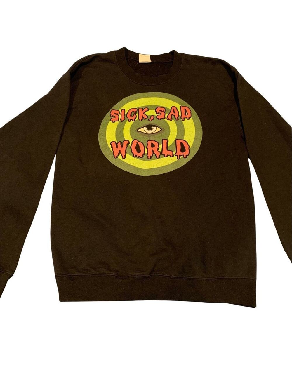 Vintage 90s DARIA TV Show Crewneck Sweatshirt Size S Sick Sad World MTV RARE!!